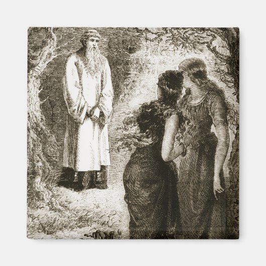 St. Patrick met maagden in het bos van Fochlut, Magneet (Voorkant)