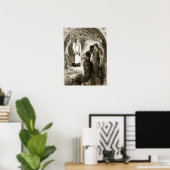 St. Patrick met maagden in het bos van Fochlut, Poster (Thuiskantoor)