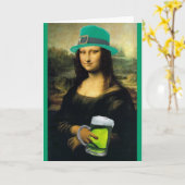 St Patrick Mona Lisa Kaart (Gele Bloem)