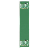 St. Patrick Onderwijzer Lucky Charm Clover Iers Korte Tafelloper (Voorkant)