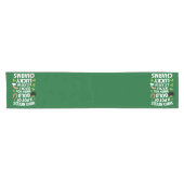 St. Patrick Onderwijzer Lucky Charm Clover Iers Korte Tafelloper (Horizontaal)
