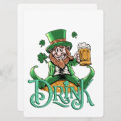 ST PATRICK ONTWERP  FEESTDAGENKAART (Voorkant / Achterkant)