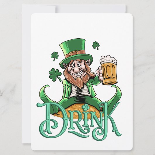 ST PATRICK ONTWERP  FEESTDAGENKAART (Voorkant)