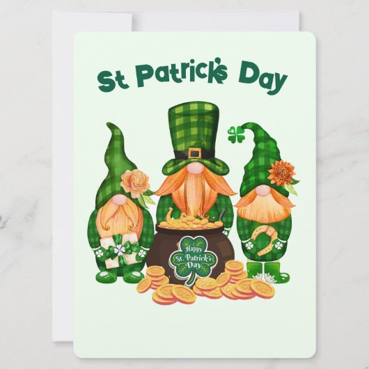 ST PATRICK ONTWERP  FEESTDAGENKAART (Voorkant)