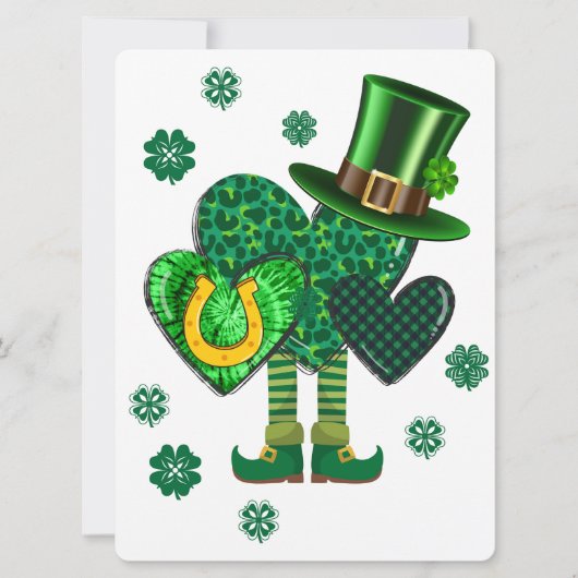 ST PATRICK ONTWERP  FEESTDAGENKAART (Voorkant)