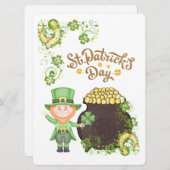 ST PATRICK ONTWERP  FEESTDAGENKAART (Voorkant / Achterkant)