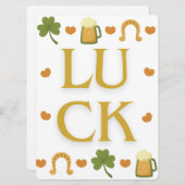 ST PATRICK ONTWERP  FEESTDAGENKAART (Voorkant / Achterkant)