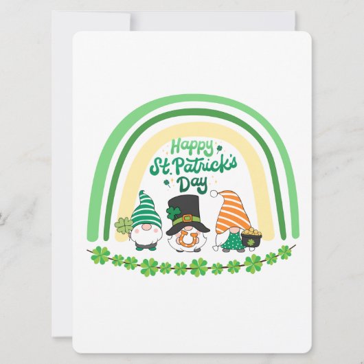 ST PATRICK ONTWERP  FEESTDAGENKAART (Voorkant)