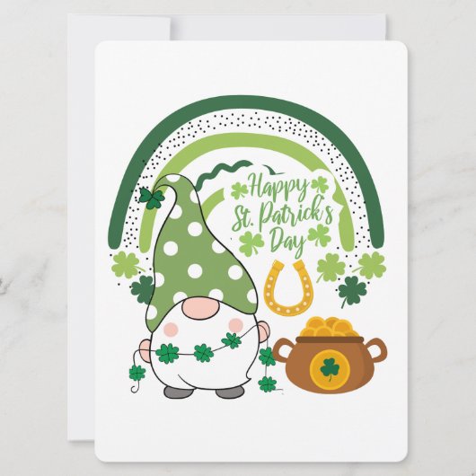 ST PATRICK ONTWERP  FEESTDAGENKAART (Voorkant)