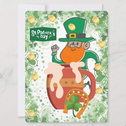 ST PATRICK ONTWERP  FEESTDAGENKAART (Voorkant)