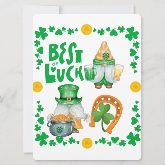 ST PATRICK ONTWERP  FEESTDAGENKAART (Voorkant)