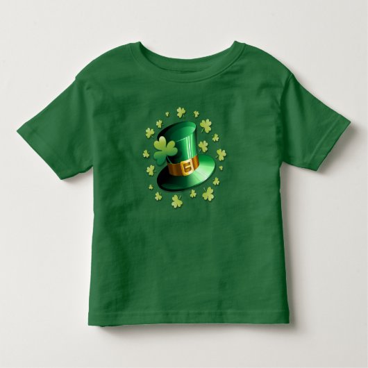 St. Patrick Paddy Pet en Shamrock T-Shirt (Voorkant)