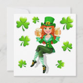 St. Patrick Party Uitnodiging (Voorkant)