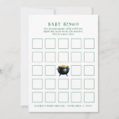 st patrick pot d'or baby shower de bingo carte de  (Devant)