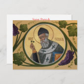St. Patrick Prayer Card Briefkaart (Voorkant / Achterkant)
