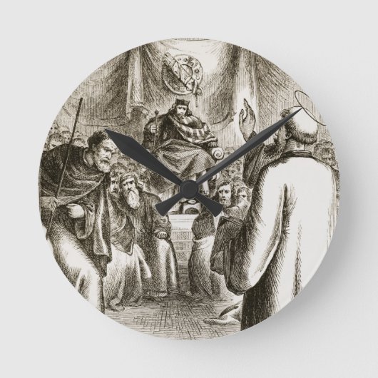 St. Patrick preaching at Tara, from 'The Trias Thu Ronde Klok (Voorkant)