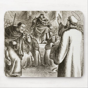 St. Patrick preaching bij Tara, van 'The Trias Thu Muismat
