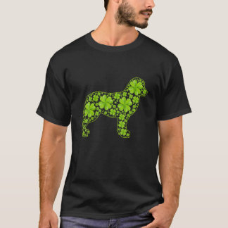 St. Patrick Retro Leprechaun Bernese Mountain Dog T-shirt