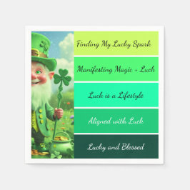 St. Patrick’s Affirmation Napkins Servet