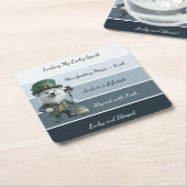 St. Patrick’s Affirmation Vierkante Kartonnen Onderzetter (Schuin)