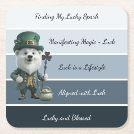 St. Patrick’s Affirmation Vierkante Kartonnen Onderzetter