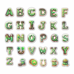 St. Patrick’s Day Alphabet Sticker