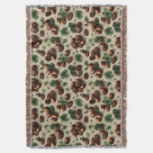 St. Patrick’s Day Coffee & Shamrock Pattern Deken (Voorkant Verticaal)