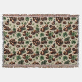 St. Patrick’s Day Coffee & Shamrock Pattern Deken (Voorkant)