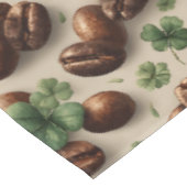 St. Patrick’s Day Coffee & Shamrock Pattern Tafelkleed (Gekanteld)