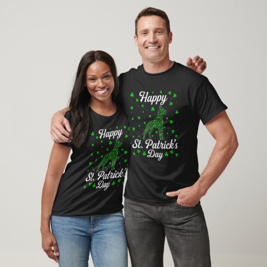 St Patrick S Day Dog Doberman Shamrock Irish T-shirt (Unisex)