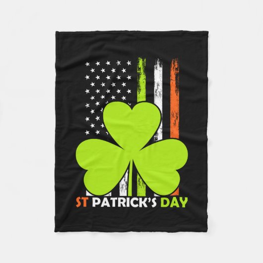 St Patrick S Day Fleece Deken (Voorkant)