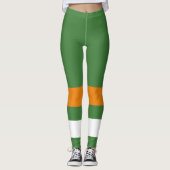 St Patrick`s Day Green Ierland kleuren Leggings (Voorkant)