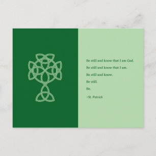 St. Patrick’s Day Keltisch Kruis St. Patrick cit Feestdagenkaart