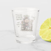 St. Patrick’s Day Leprechaun Toast Shot Glass Glas (Achterkant)