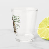 St. Patrick’s Day Leprechaun Toast Shot Glass Glas (Rechts)