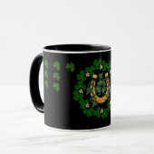 St. Patrick’s Day Lucky Charm Horseshoe Mug  (Devant gauche)