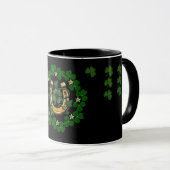 St. Patrick’s Day Lucky Charm Horseshoe Mug  (Devant droit)
