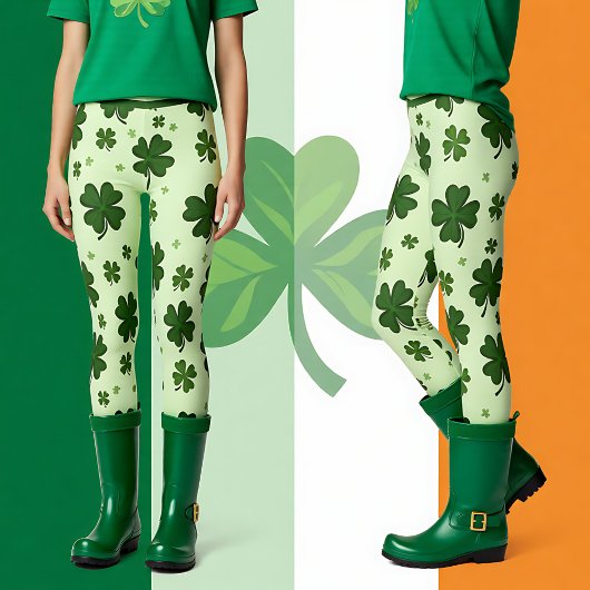 St. Patrick’s Day Lucky Legs in Motion Leggings