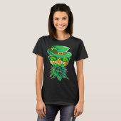 St Patrick s Day Mask Swinger Upside Down Pineapp T-shirt (Voorkant volledig)