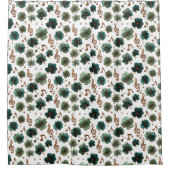 St. Patrick’s Day Musical Shamrock Douchegordijn (Voorkant)