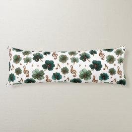 St. Patrick’s Day Musical Shamrock Lichaamskussen