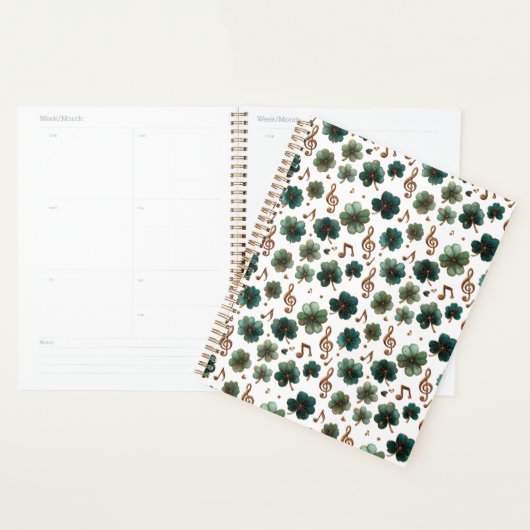 St. Patrick’s Day Musical Shamrock Planner (Display)