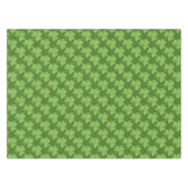 St. Patrick Shamrock Clovers Green Pattern Ierland Tafelkleed (Voorkant (Horizontaal))