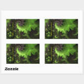 St Patrick Shamrock Field Rechthoekige Sticker (Vel)