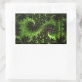 St Patrick Shamrock Field Rechthoekige Sticker (Tas)