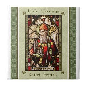 St. Patrick St. Patrick Tegel van de Kunst van Tegeltje