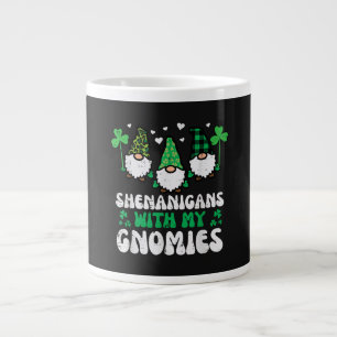 St. Patrick Streken Met Gnomies Kabouters Extra Grote Beker