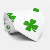 st patrick trèfle émoji mens necktie cravate (Roulé)