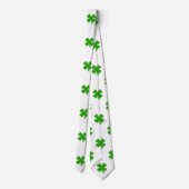 st patrick trèfle émoji mens necktie cravate (Dos)
