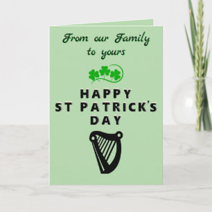 St. Patrick Vouwkaart Kaart